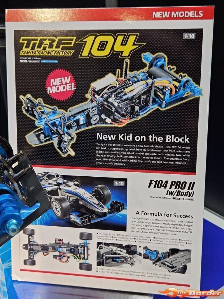 Tamiya 42389 1/10 R/C TRF104 RC chassis set, Ophalen of Verzenden, Nieuw, Overige schalen, Auto offroad