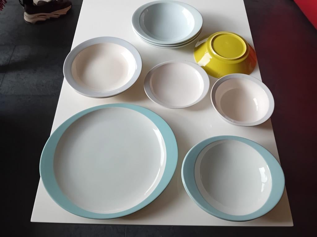 Fris Edam Symfonie servies ontwerp W. H. de Vries, Ophalen of Verzenden, Geel, Overige typen