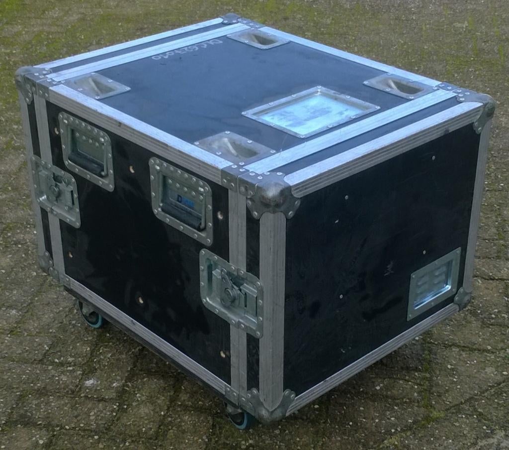 Flightcase op wielen, dubbel deur (58x45x60cm), Gebruikt, Nb, Nb, Nb