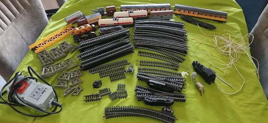 Lima spoorlijn, van alles in één koop!lees de beschrijving ., Hobby en Vrije tijd, Modeltreinen | H0, Ophalen, Gebruikt, Gelijkstroom