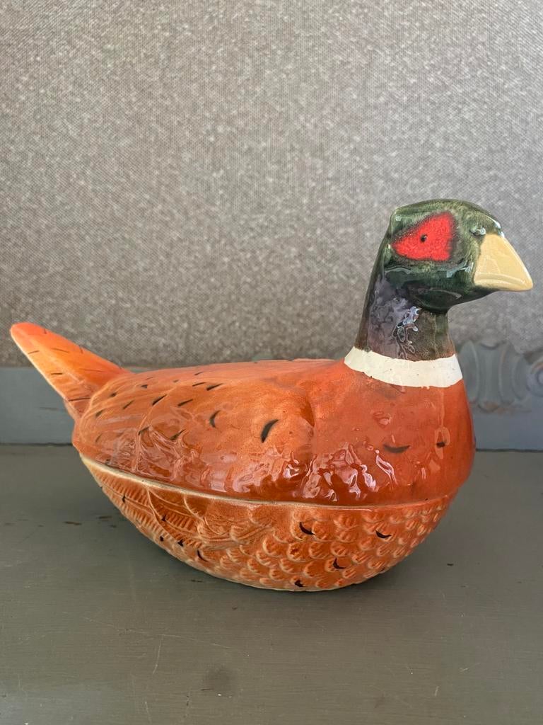 Michel Caugant - Terrine Fazant - Gesigneerd!, Antiek en Kunst, Ophalen of Verzenden