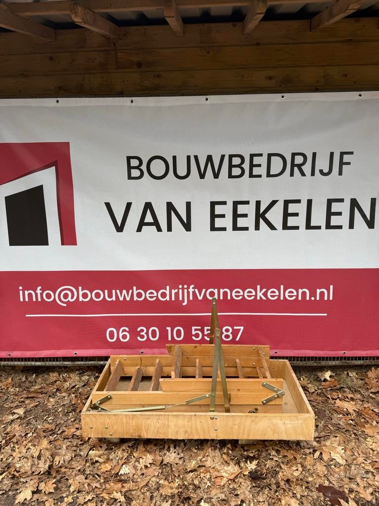 Houten zoldertrap, vlizotrap, Gebruikt, Trap, Ophalen of Verzenden, Opvouwbaar of Inschuifbaar