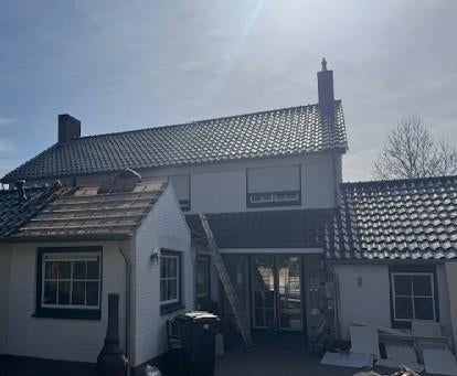 Koramic Narvik dakpannen / 25-30m2, Ophalen, Gebruikt, Steen of Klei, Zwart