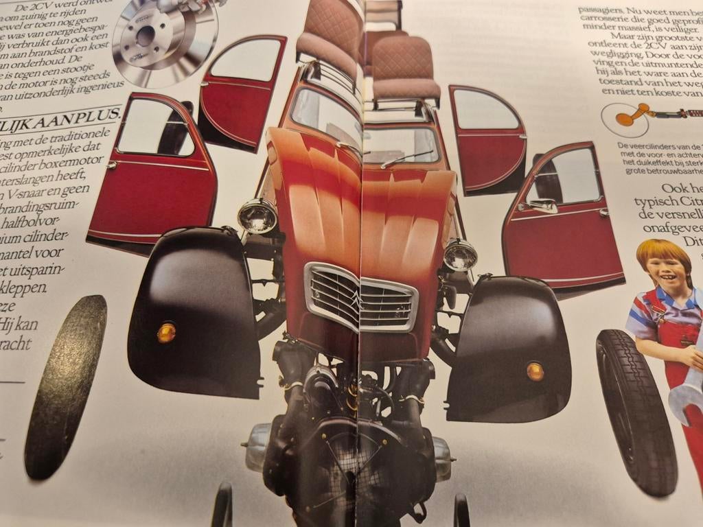 Nederlands Citroën 2cv Charleston eend Dyane dikke folder, Ophalen of Verzenden, Nieuw