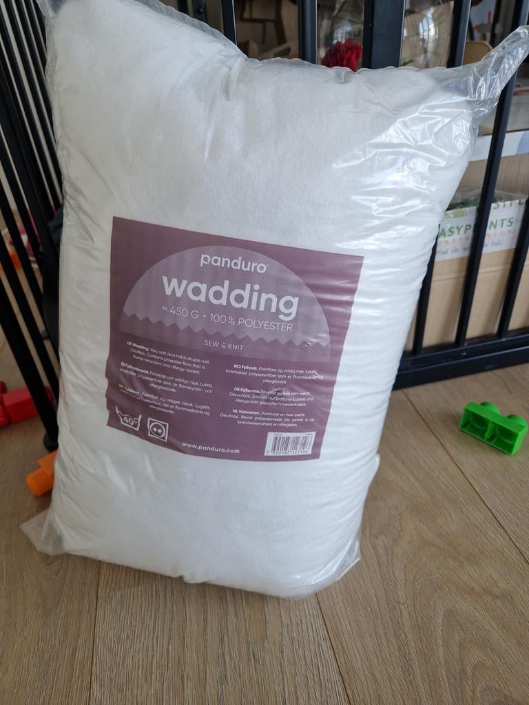 Panduro wadding 450g 100% polyester, Ophalen of Verzenden