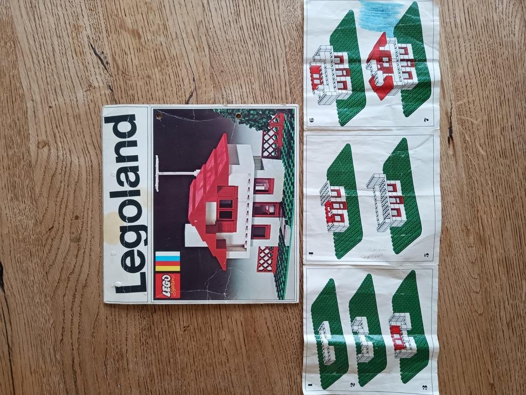 Vintage LEGO Zwitsers chalet 349 Bouwstenen met Instructies, Ophalen, Gebruikt, Losse stenen, Lego