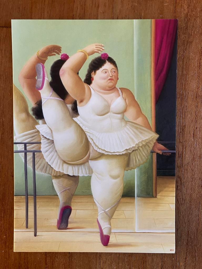 Fernando Botero - Ballerina à la barre, Ophalen of Verzenden, 1980 tot heden, Ongelopen, Muziek