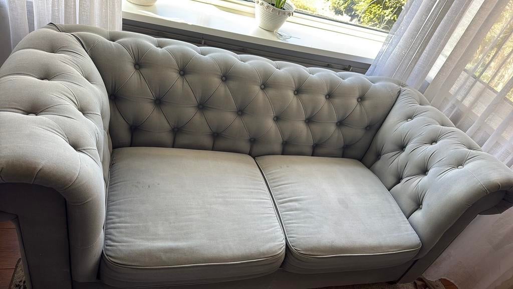Sofa tweezitter en drie Zitter, Huis en Inrichting, Ophalen of Verzenden, Gebruikt, 75 tot 100 cm