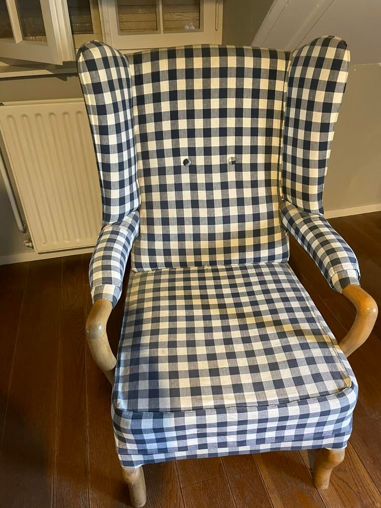 Oorfauteuil, Huis en Inrichting, Fauteuils, Ophalen, Gebruikt, Stof