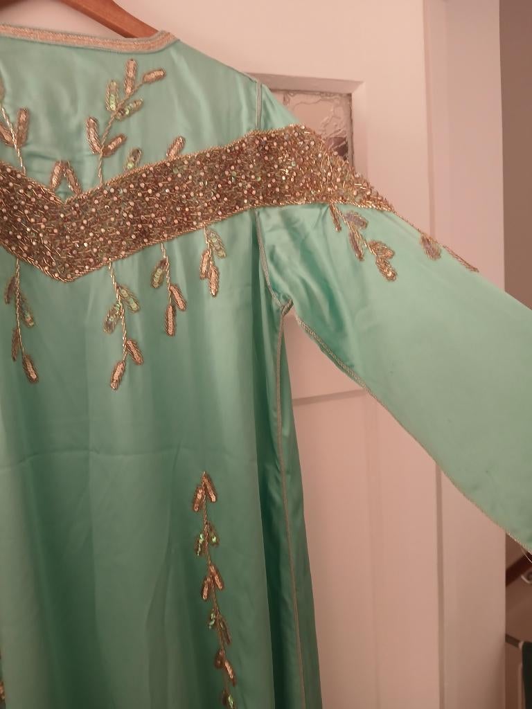 Marokkaanse caftan, Ophalen, Zo goed als nieuw, Blauw, Overige typen
