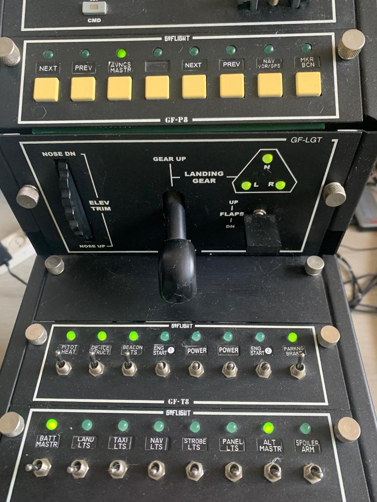 GoFlight Flight Simulator cockpit set, Computers en Software, Ophalen of Verzenden, Zo goed als nieuw