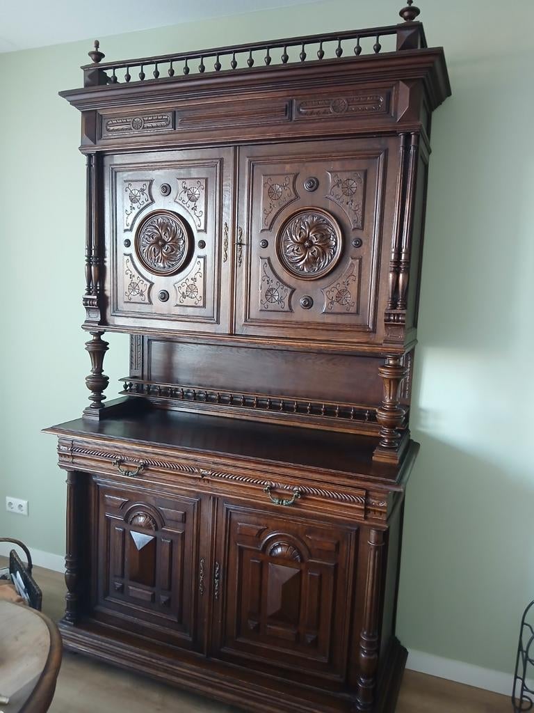 Antieke buffetkast 19e eeuw! ( 1850), Antiek en Kunst, Antiek | Meubels | Kasten, Ophalen