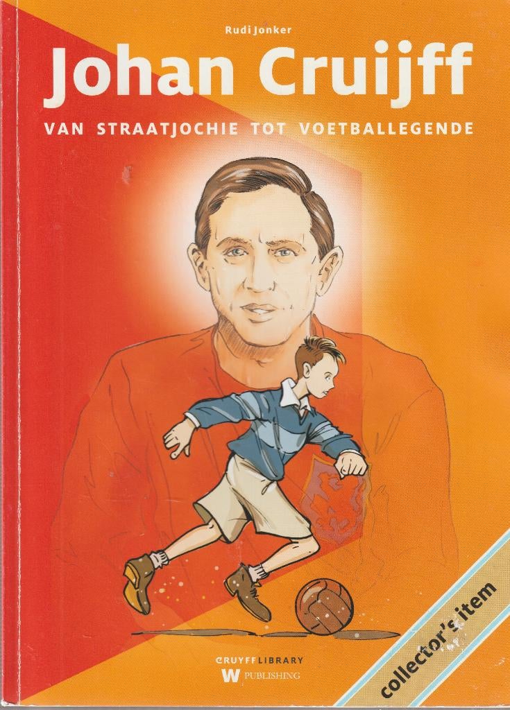 Johan Cruijff van straatjochie tot voetballegende, Eén stripboek, Ophalen of Verzenden, Zo goed als nieuw