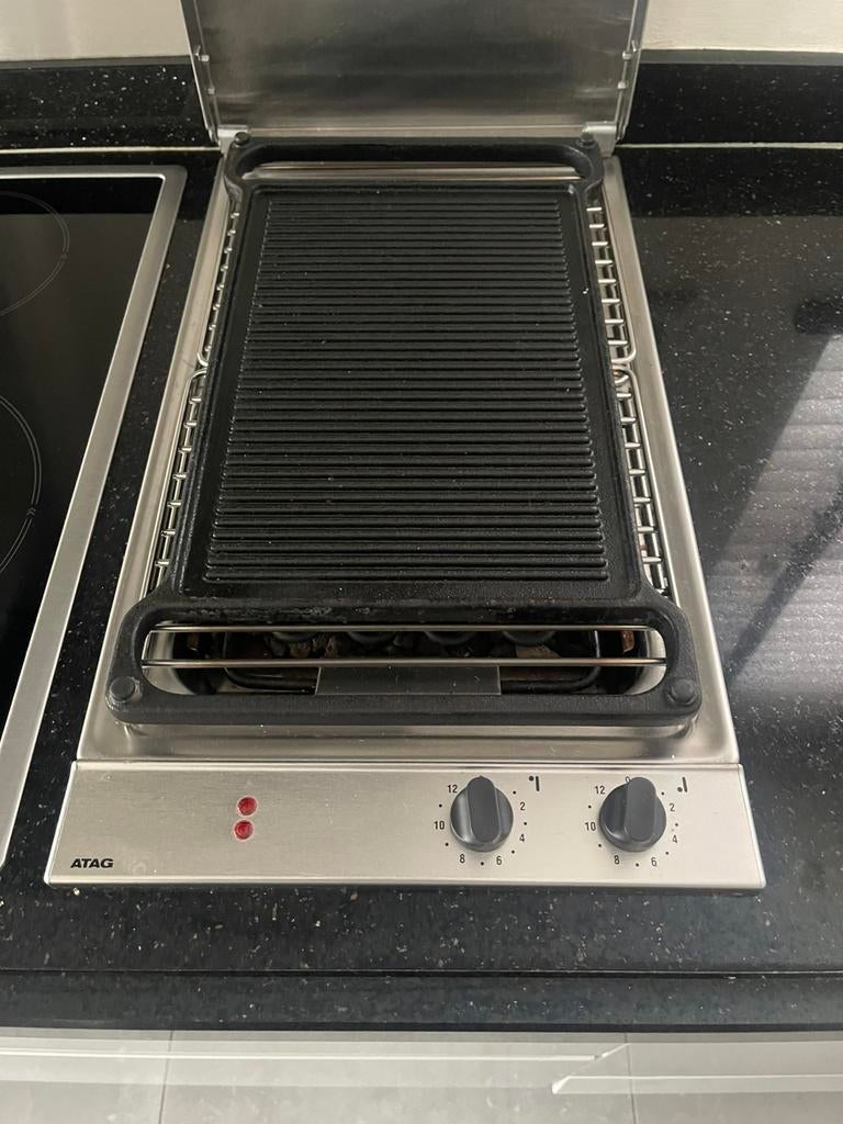 ATAG inbouw BBQ/grillplaat, Ophalen, Uitneembare platen, Gebruikt
