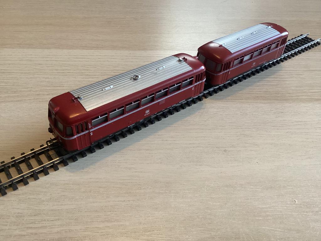 Marklin Railbus met bijwagen digitaal sound, Wisselstroom, Locomotief, Ophalen of Verzenden, Zo goed als nieuw