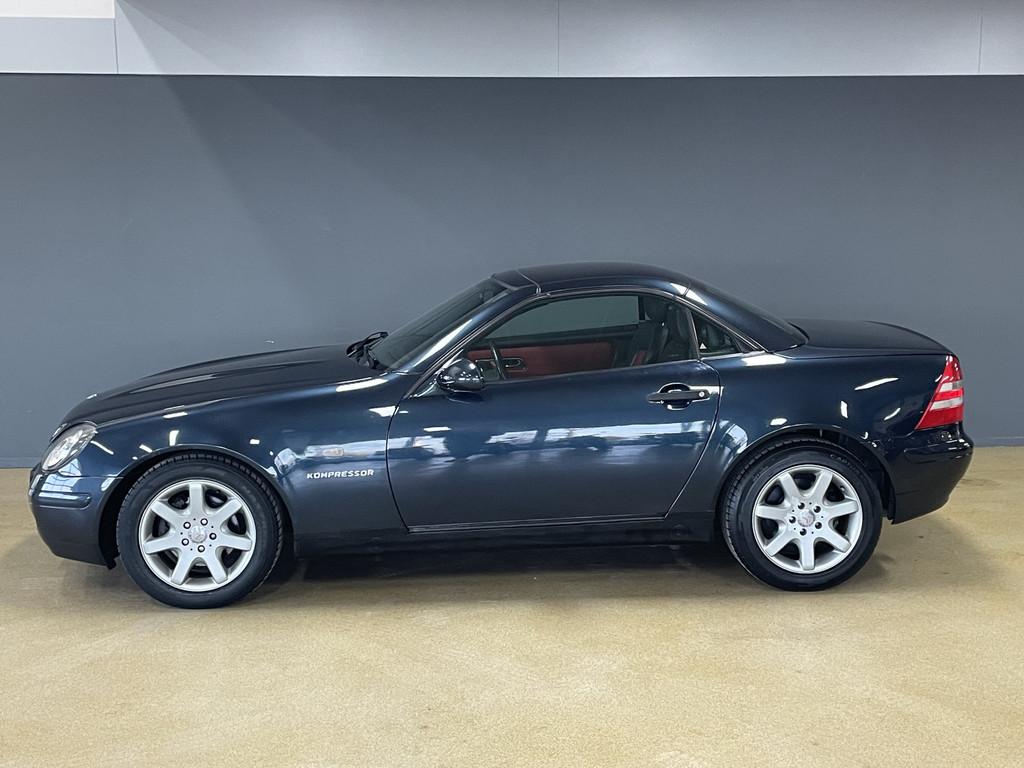 Mercedes-Benz SLK 230 K. (bj 1998, automaat), Achterwielaandrijving, 194 pk, Cabriolet, Blauw