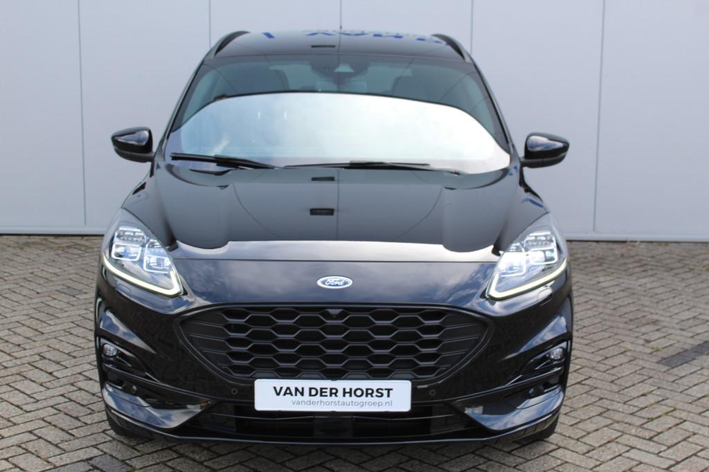 Ford Kuga 2.5-225pk Plug-in Hybrid ST-Line X. Hybride rijden, 12 maanden, Gebruikt, Zwart, 4 cilinders