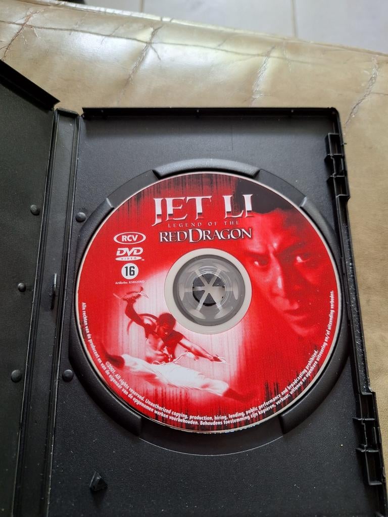 Dvd jet li, legend of the red dragon, Vanaf 16 jaar, Ophalen of Verzenden, Zo goed als nieuw, Actie