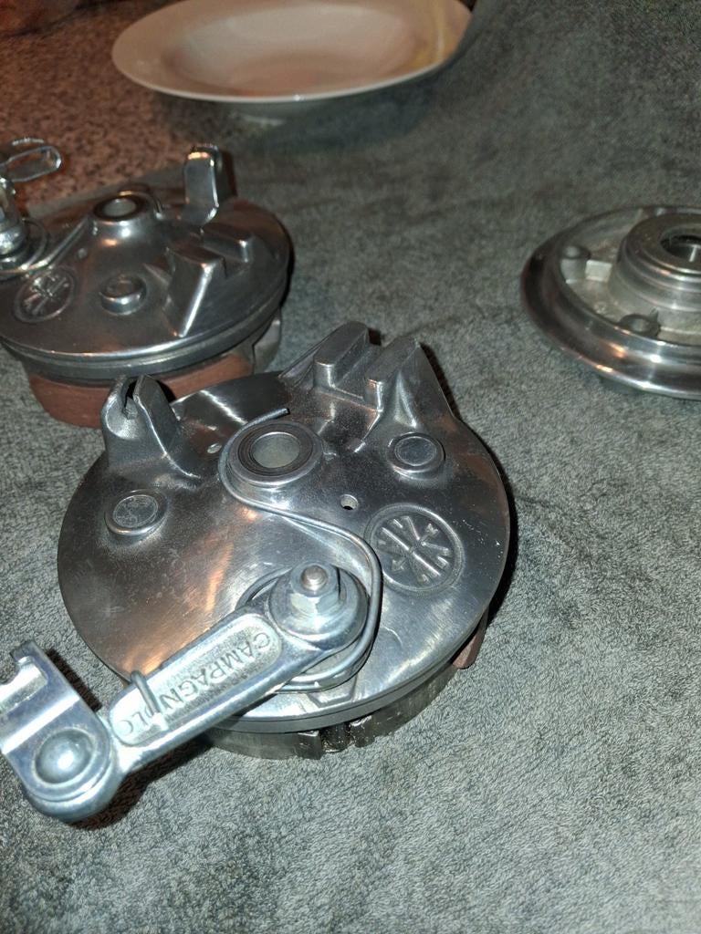 CAMPAGNOLO REMANKERS 120. mm HOOGLANS GEPOLIJST, Fietsen en Brommers, Brommeronderdelen | Kreidler, Ophalen of Verzenden, Frame