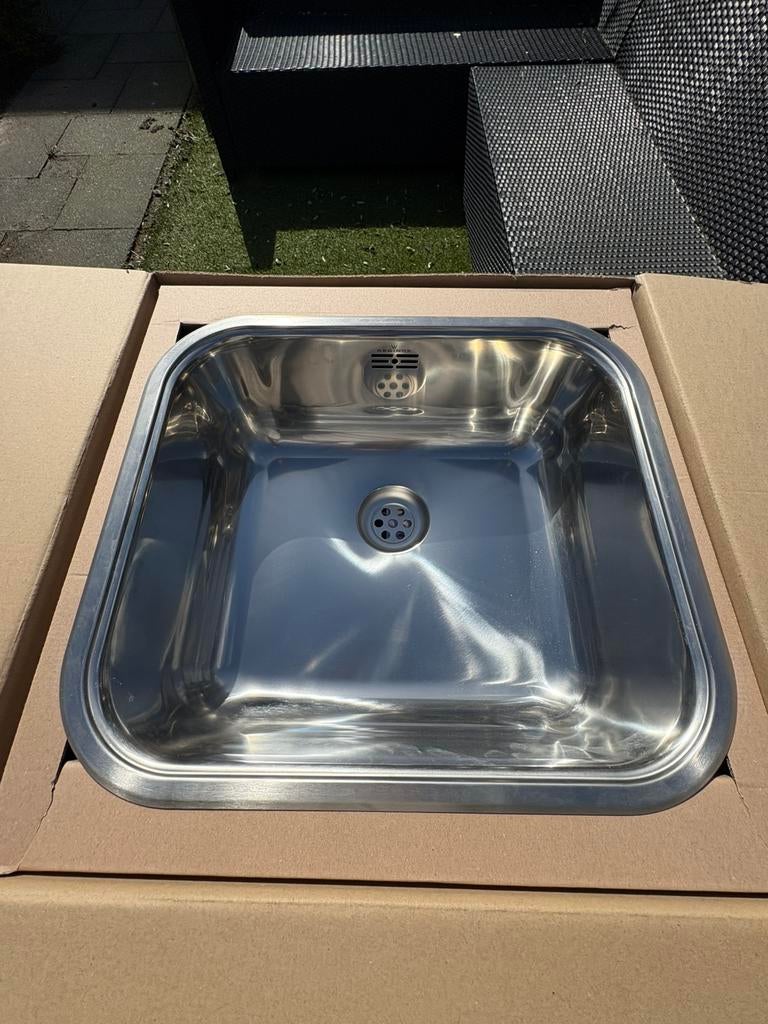 Spoelbak rvs, Ophalen of Verzenden, Nieuw, Minder dan 25 cm, Minder dan 100 cm