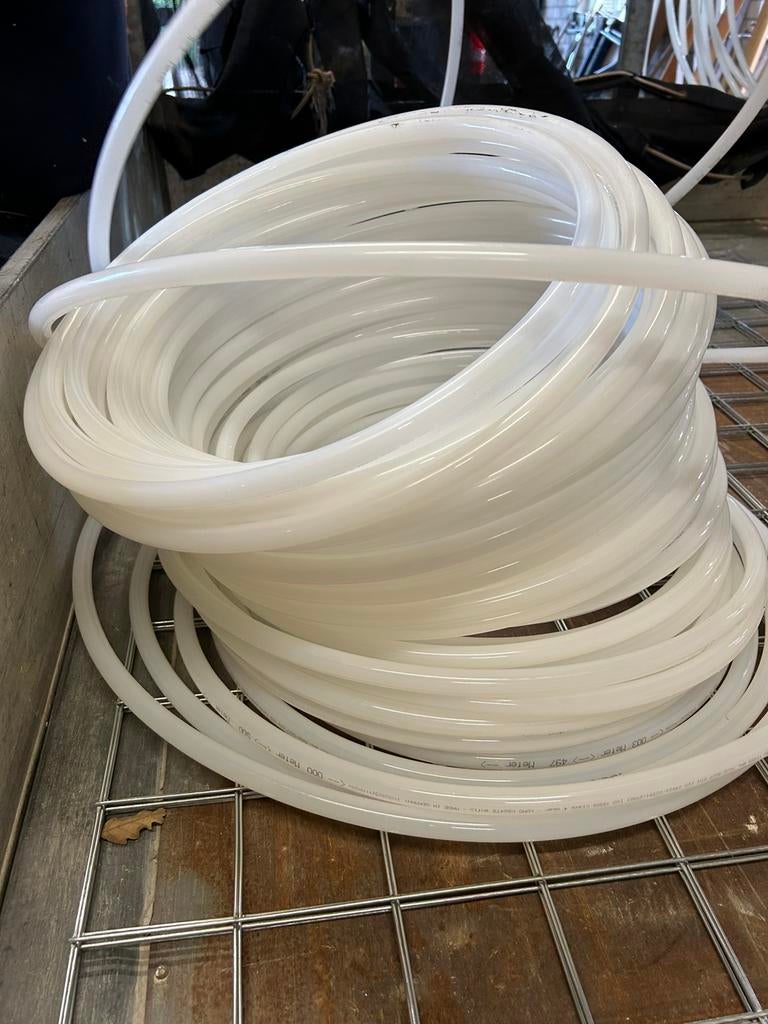 Vloerverwarmingsbuis 79m 18x2 met netten, Ophalen, Overige materialen, 6 meter of meer, Overige typen