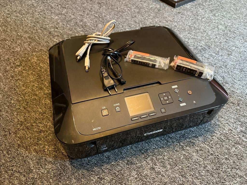 Canon MG5750 printer, Ophalen, Gebruikt, Inkjetprinter, All-in-one