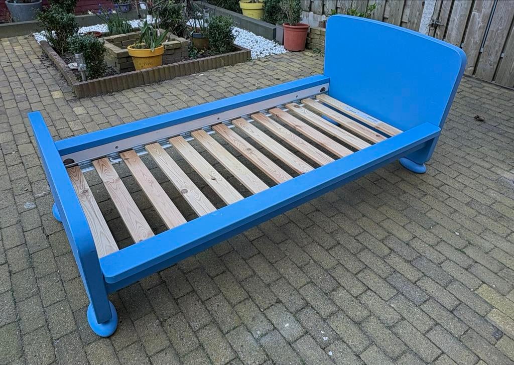 Gratis kinderbedje, Gebruikt, 70 tot 85 cm, Lattenbodem, 140 tot 160 cm