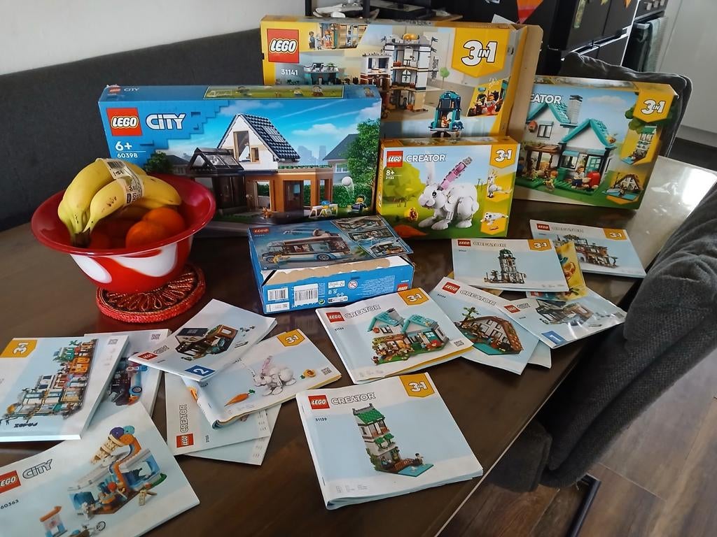 Lege Lego dozen en verschillende Lego boekjes, Ophalen of Verzenden