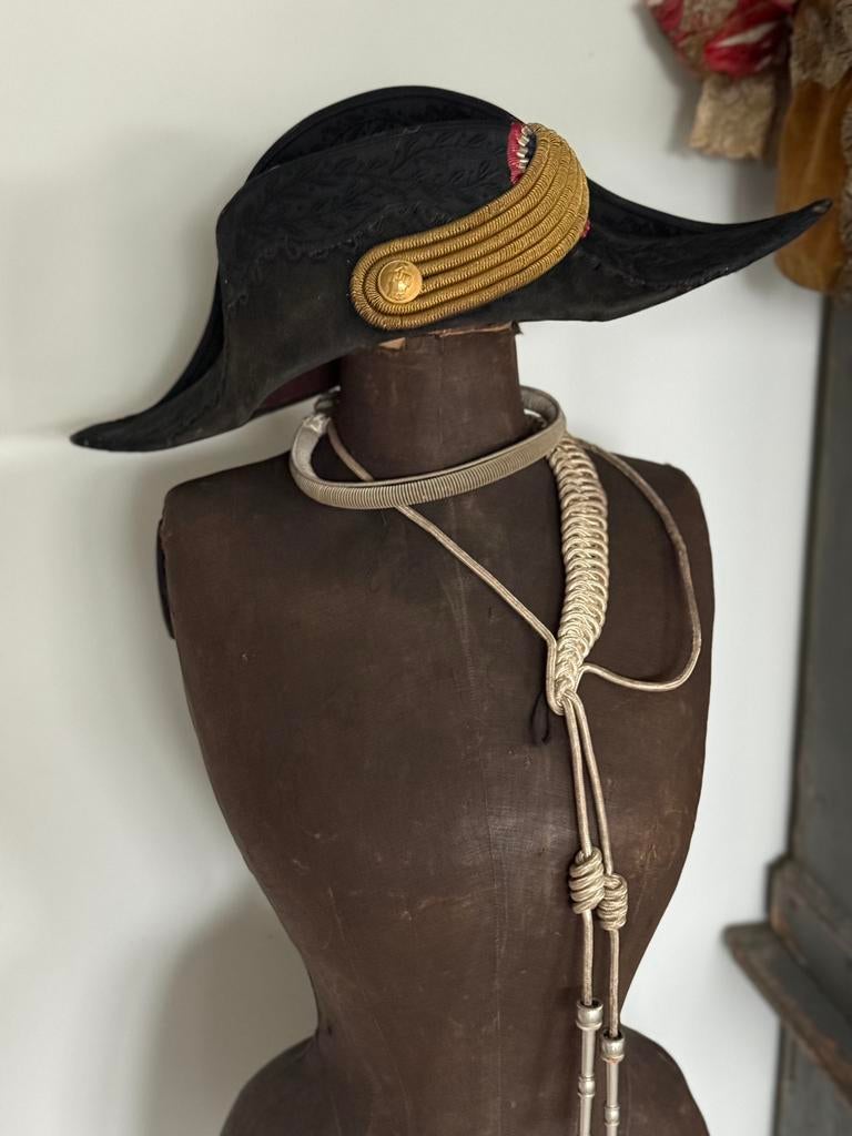 Antieke Napoleon steek / bicorne, Ophalen of Verzenden, Heren