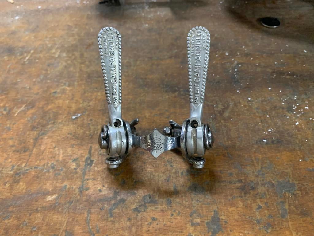 Campagnolo buisverstellers met buisklem, Fietsen en Brommers, Fietsonderdelen, Ophalen of Verzenden, Gebruikt, Oldtimerfiets