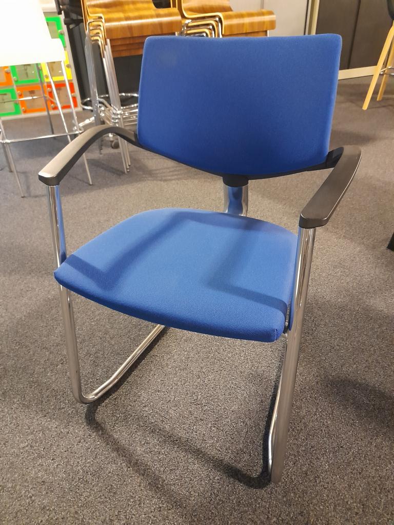 Comforto vergaderstoel, Niet ingevuld, Gebruikt, Blauw, Niet ingevuld