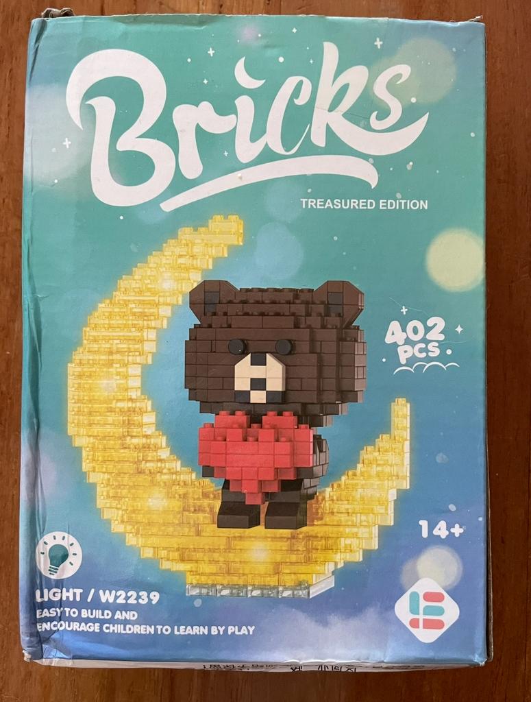 Bricks Beer op Maan 14+ mini bouwstenen met Licht nieuw, Ophalen of Verzenden, Nieuw, Knutselset