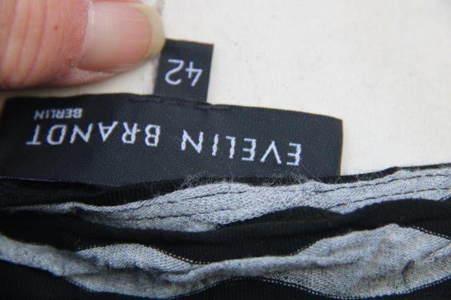 Tuniek zwart/ grijs Evelin Brandt mt 42 Vaste prijs OPRUIMIN, Verzenden, Zwart, Maat 42/44 (L), Zo goed als nieuw