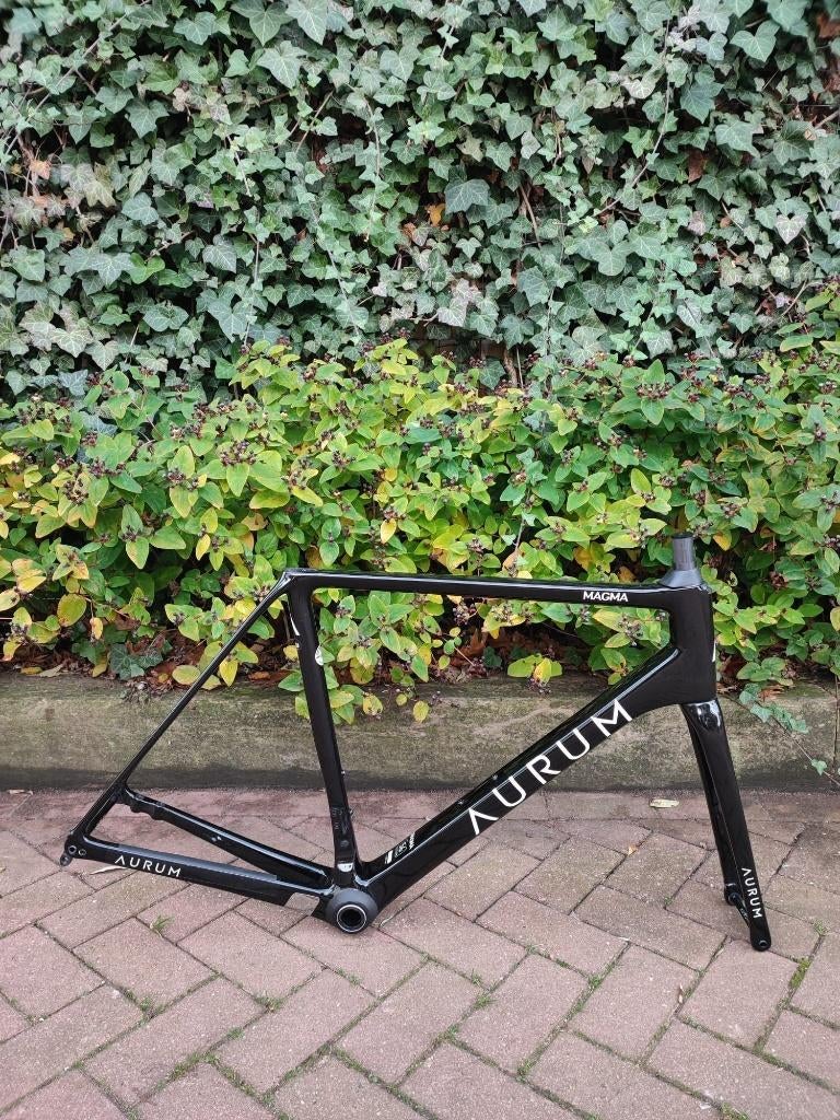 Aurum Magma frameset 56 cm zwart, Overige merken, Gebruikt, Carbon, Ophalen of Verzenden