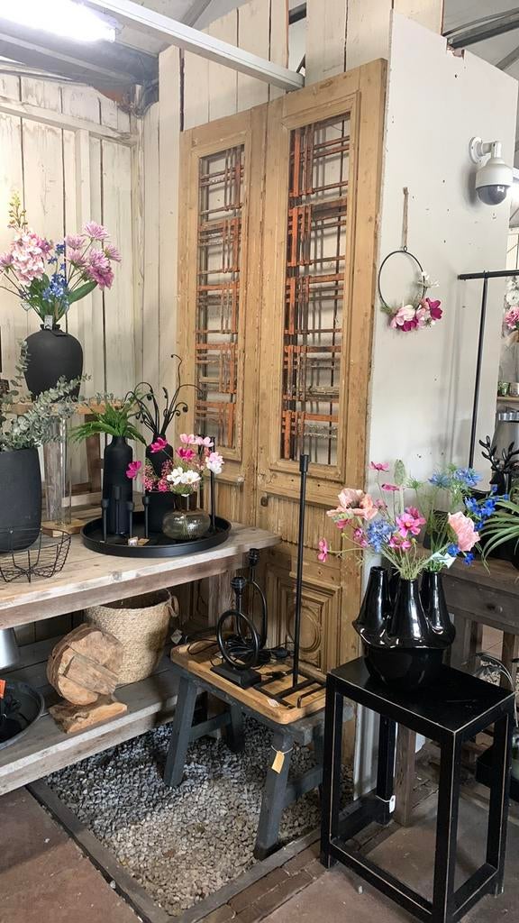 Prachtige oude houten deuren met ijzerwerk, Ophalen, Gebruikt