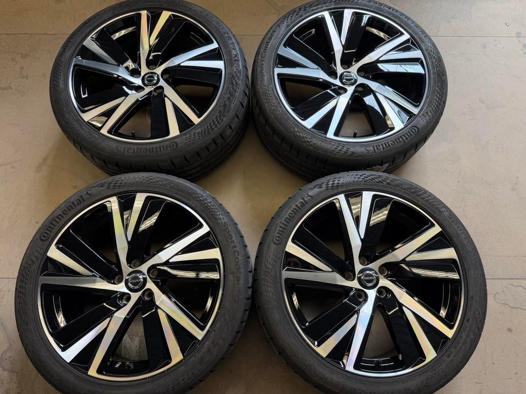 19 inch Origineel Volvo V90 S90 velgen met zomerbanden, 19 inch, Gebruikt, 255 mm, Banden en Velgen