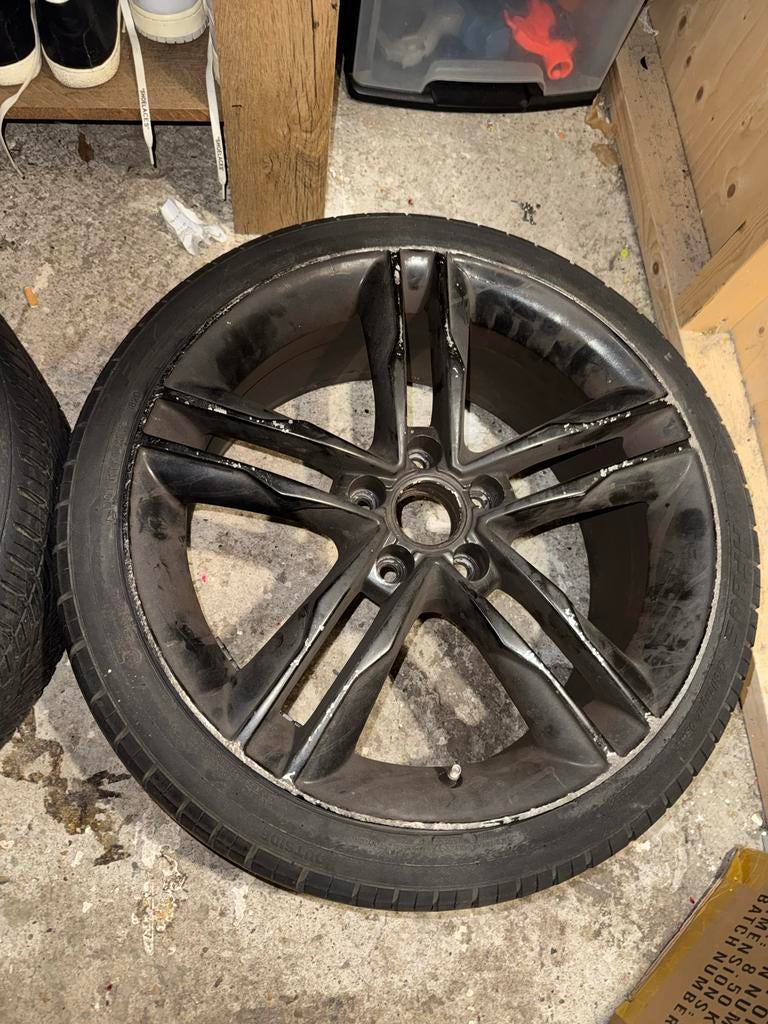 4 band+velgen 225/40 R18 92W MOET VANDAG GELD MAKEN SPOED, Ophalen of Verzenden, Gebruikt