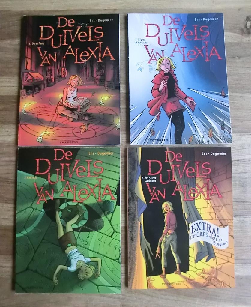 Nog 3 stripboeken uit de Duivels van Alexia reeks, Meerdere stripboeken, Ophalen of Verzenden, Gelezen