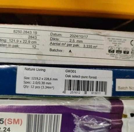 Greenflor gw301 pvc vloer, Ophalen, Nieuw, 75 m² of meer, Overige typen