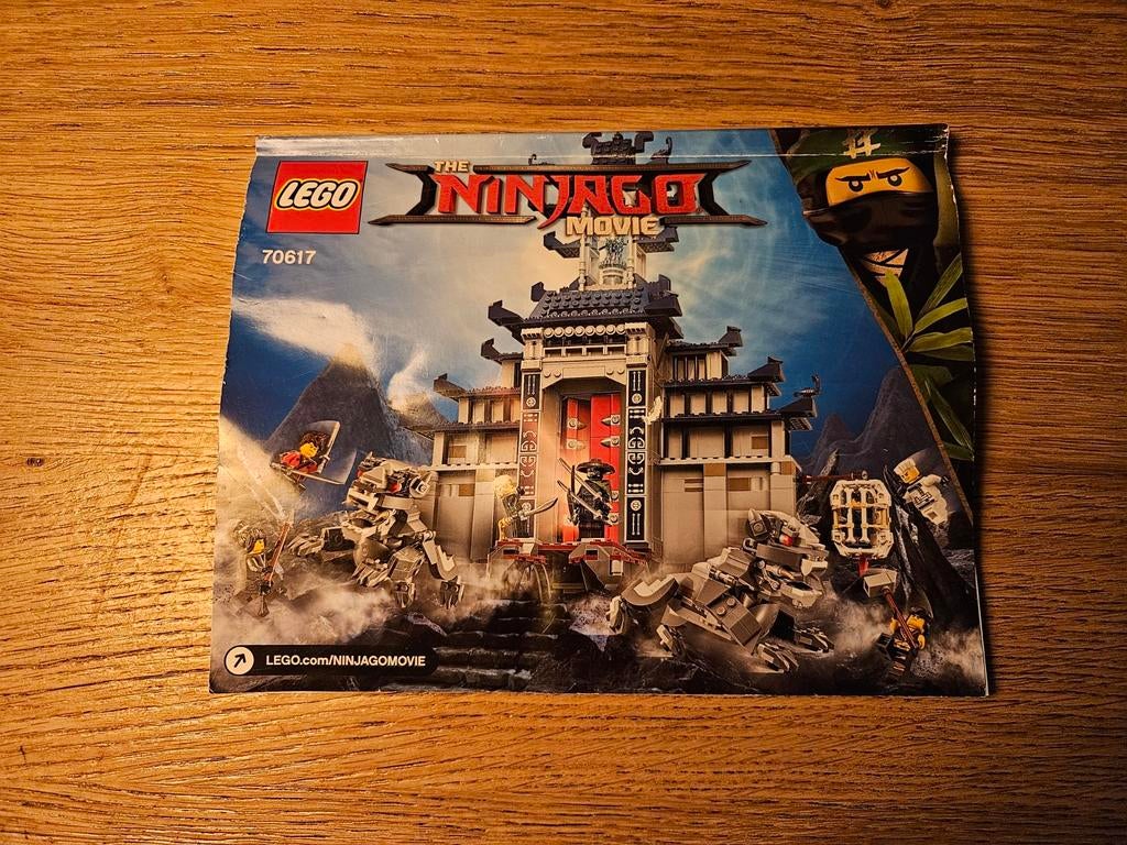 LEGO Ninjago 70617 Tempel van het ultieme wapen, Ophalen of Verzenden, Zo goed als nieuw