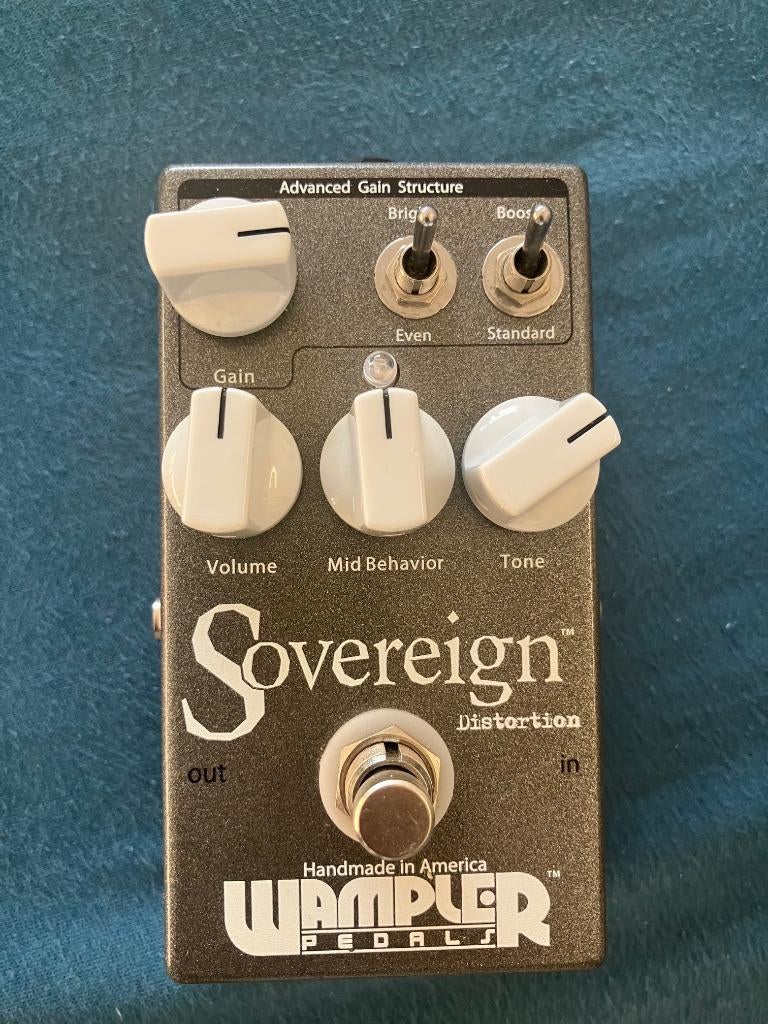 Wampler Sovereign Distortion, Muziek en Instrumenten, Effecten, Ophalen of Verzenden, Gebruikt, Distortion, Overdrive of Fuzz