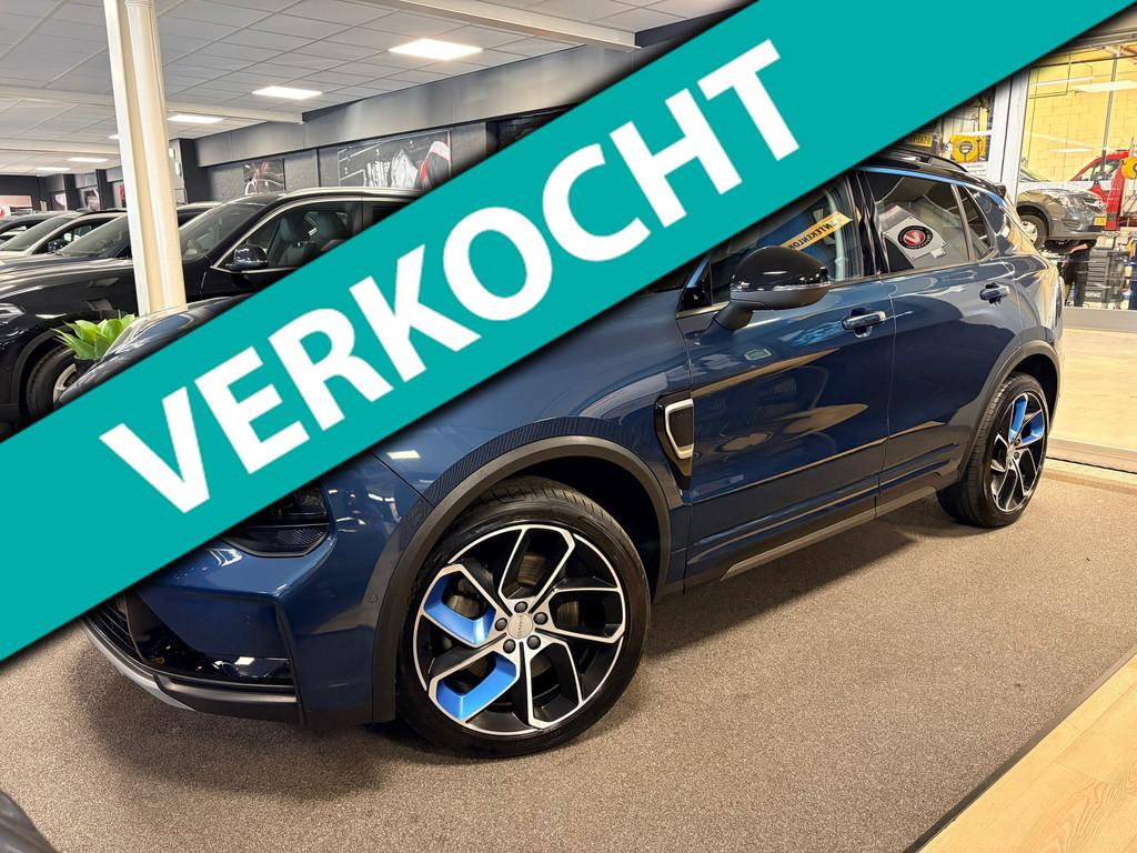 Lynk & Co 01 1.5 / pano / 360 camera / model 2023 / Infinity, Stof, Blauw, Adaptive Cruise Control, Plug-in hybride