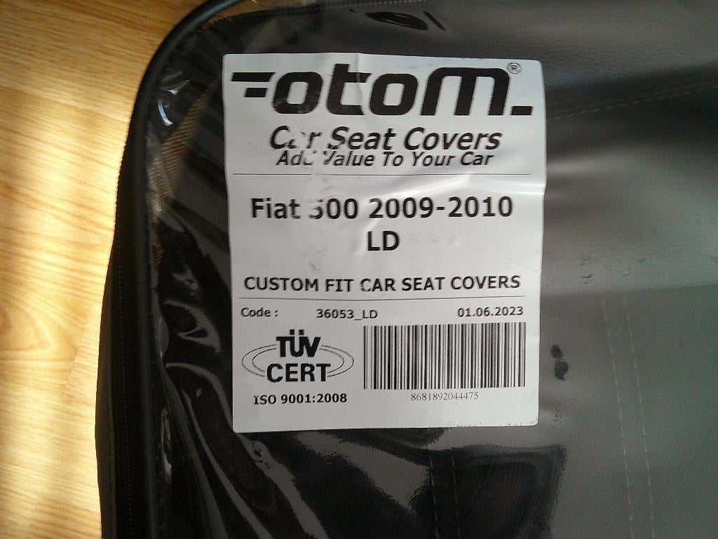 fiat 500 stoelhoezen, Ophalen, Gebruikt