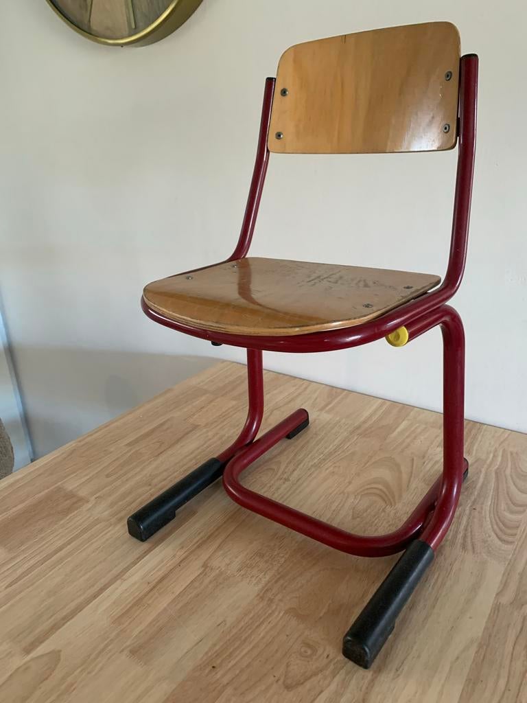 Marko schoolstoeltje - vintage basisschool stoel, Ophalen, Gebruikt, Stoel(en)
