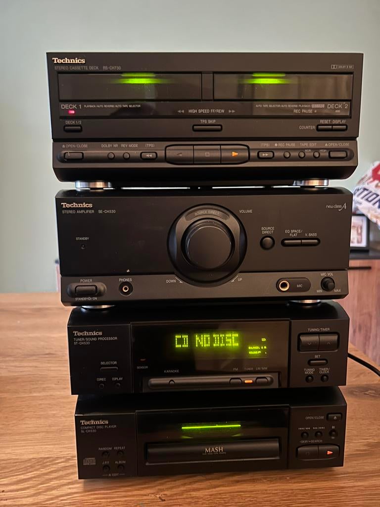 Technics Set SE CH530, Audio, Tv en Foto, Stereo-sets, Ophalen of Verzenden, Zo goed als nieuw, Overige merken