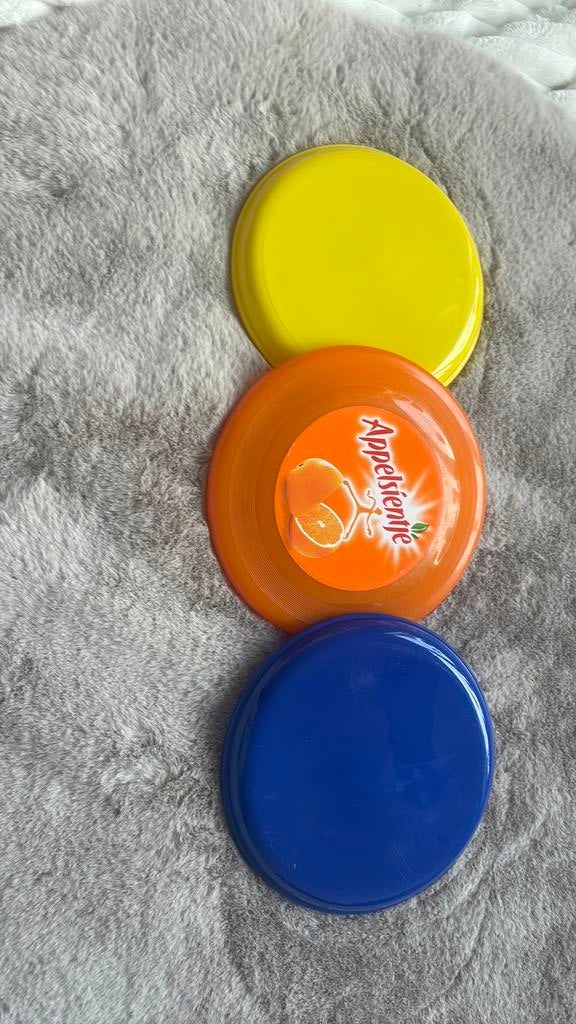3 Frisbees, Ophalen of Verzenden, Zo goed als nieuw