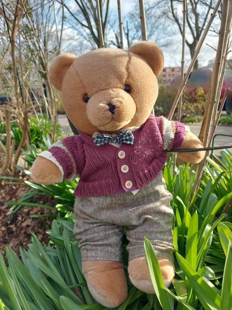 Bob de Beer (Bijenkorf original), Verzamelen, Beren en Cherished Teddies, Gebruikt, Stoffen beer, Overige merken, Ophalen of Verzenden