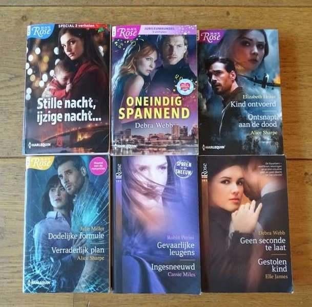 6 x Harlequin Black Rose boeken met 14 verhalen, Boeken, Harlequin Black Rose, Ophalen of Verzenden, Zo goed als nieuw, Nederland