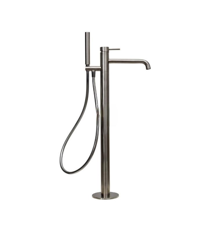 INDUSTRIAL TAPS VRIJSTAANDE BADMENGKRAAN MET HANDDOUCHE RVS, Doe-het-zelf en Verbouw, Sanitair, Nieuw, Kraan, Rvs, Ophalen of Verzenden