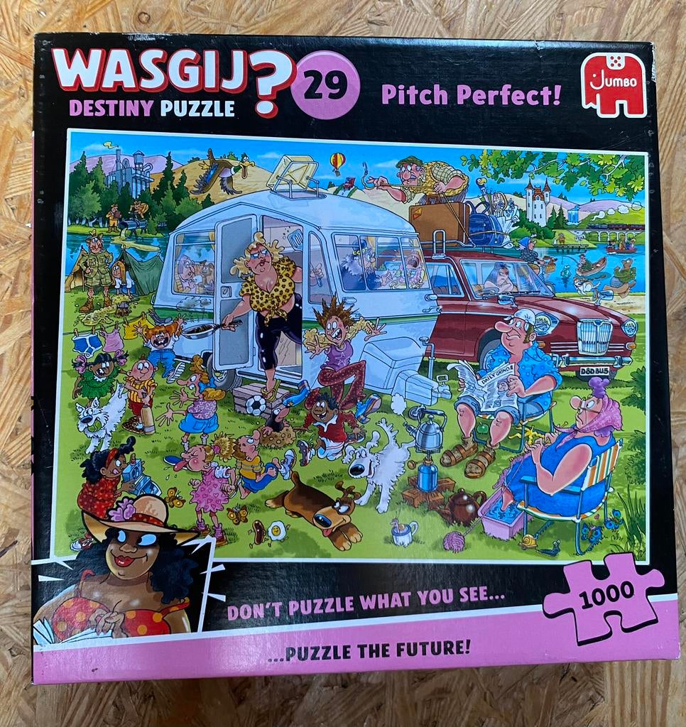 WasGij puzzels, Ophalen of Verzenden, 500 t/m 1500 stukjes, Zo goed als nieuw